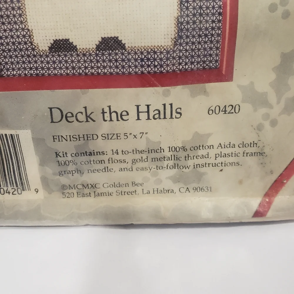 Vintage 1990 Golden Bee Holiday Cross Stitch Kits Lot Of 3 Sealed